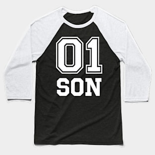 01 Son Number 1 One Funny Baseball T-Shirt